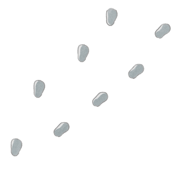 雪の上の足跡 足跡,雪,冬,積雪,歩くのイラスト素材