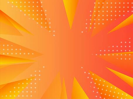 ポップな集中線のグラデ背景 オレンジ 集中線,グラデーション,ポップ,背景,フレーム,オレンジ,ビビット,サイバー,デジタル,ファンシーのイラスト素材