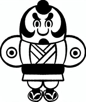 お正月らしい凧のイラスト・1色 凧,玩具,新年,元旦,年賀状,イメージ,1月,お正月,デザイン,かわいいのイラスト素材