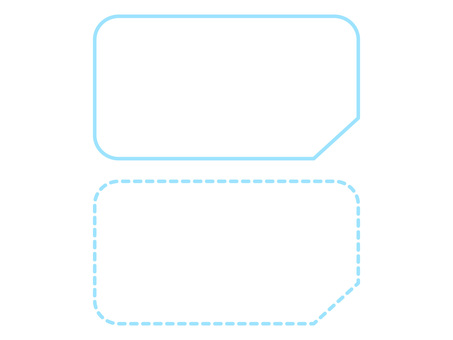Illustration, four corners, chipping, card, 
