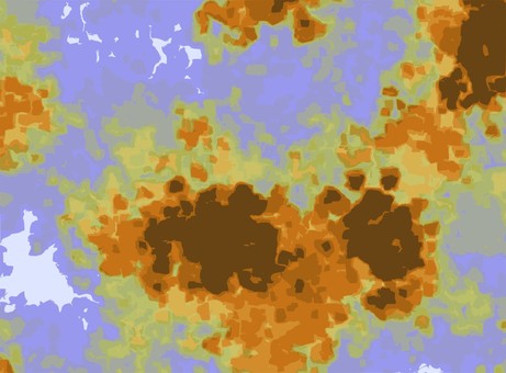 渋色・油絵風の抽象的なテクスチャ 油絵,抽象的,アブストラクト,テクスチャ,背景,壁紙,模様,柄,茶色,ブラウンのイラスト素材