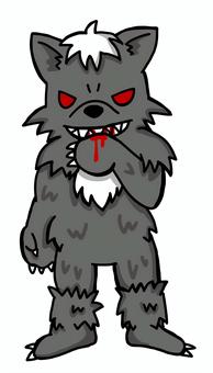 人狼ゲームの人狼 人狼,npc,ファンタジー,rpg,シンプル,ゲーム,アドベンチャー,立ち絵,adv,モンスターのイラスト素材
