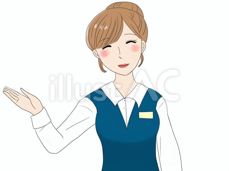 案内２ 案内,受付,紹介のイラスト素材