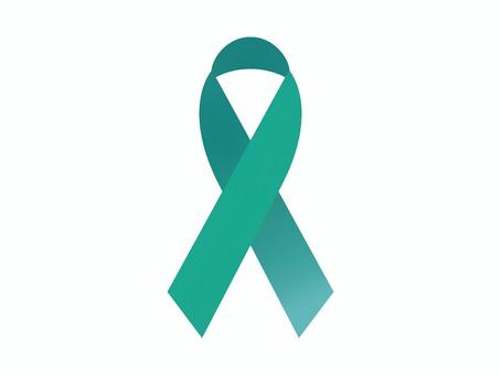 アウェアネスリボン（ティール） アウェアネス・リボン,リボン,社会運動,啓発,支援,賛同,ティール,グリーン,種類,シンボルのイラスト素材