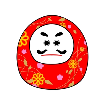 だるま だるま,赤い,和柄,正月,必勝,年賀状のイラスト素材