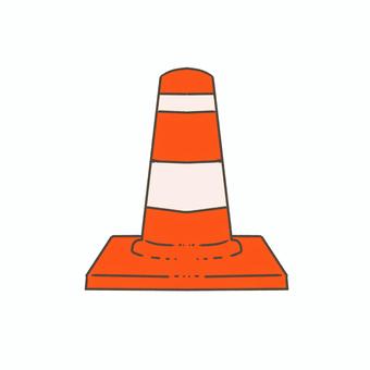 カラーコーン カラーコーン,工事,交通,注意,安全,道路,標識,警告,工事現場のイラスト素材