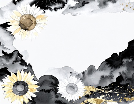 ひまわりの夏フレーム