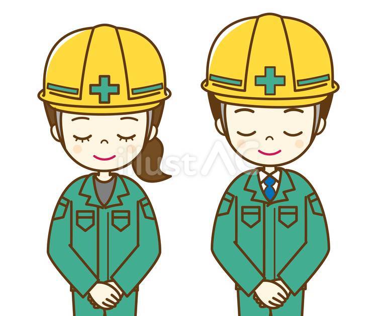 建設作業員7 建設作業員,建築,建築業のイラスト素材
