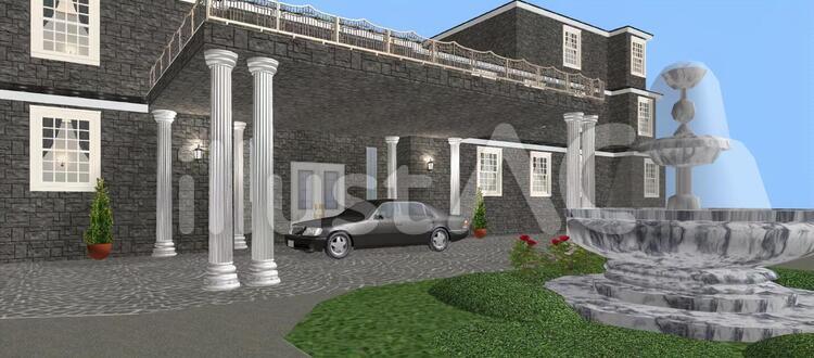 洋館イラスト No 無料イラストなら イラストac