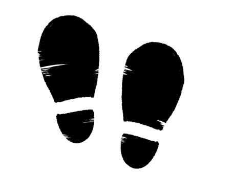 shoe footprint silhouette, shoes, footprints, silhouette, JPG and PNG