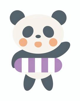 Illustration, panda, character, animal, 