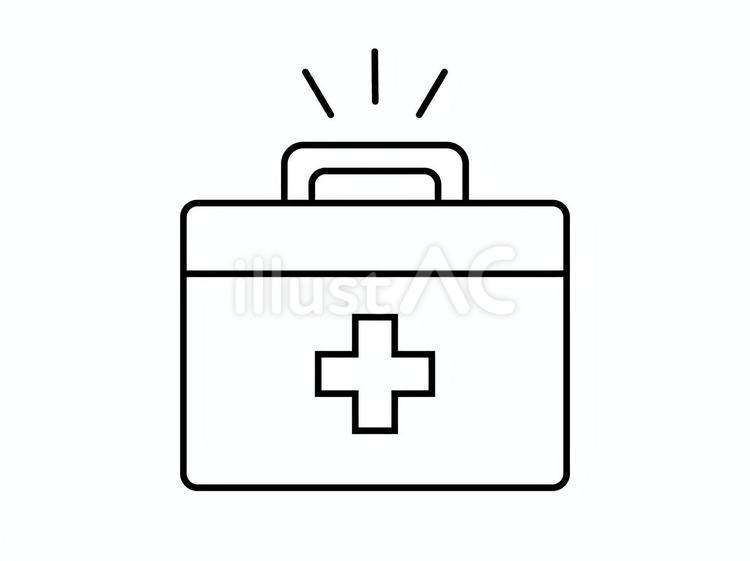 救急箱のアイコン 救急箱,救急セット,アイコンのイラスト素材