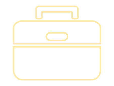 A simple yellow bag, bag, icon, tiny, JPG and PNG