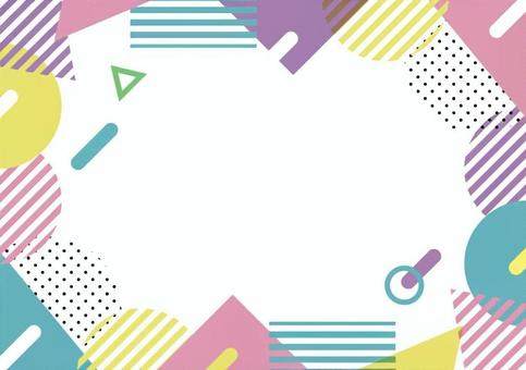 Pop geometric pattern / frame background material, JPG, PNG and AI Pop geometric pattern / frame background material, geometric pattern, background, pattern, JPG, PNG and AI