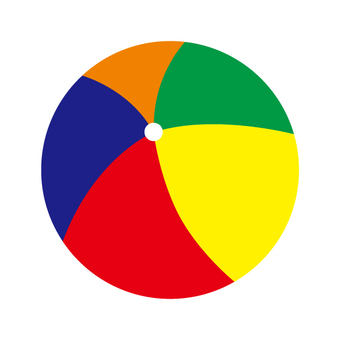 Beach ball, beach ball, summer, sea, JPG, PNG and AI