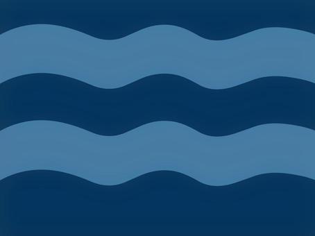 濃い青の波模様背景素材 背景,波,青,ネイビー,濃い青,模様,シンプル,デザイン,抽象,海のイラスト素材
