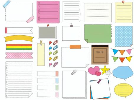 便籤紙材料3, JPG, PNG 和 AI 便籤紙材料3, 草稿紙, 此元素在集合, 筆記本, JPG, PNG 和 AI