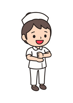 納得する看護婦