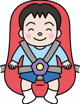A boy sitting on a child seat, JPG, PNG and AI A boy sitting on a child seat, , JPG, PNG and AI
