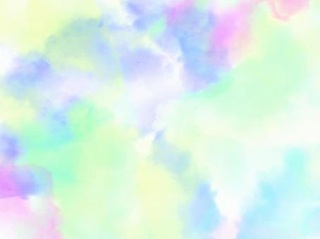 メルヘンなにじみ水彩背景＿バックイメージ バックイメージ,水彩,淡い,ぼかし,にじみ,おしゃれ背景,パステル,背景,素材,ポストカードのイラスト素材