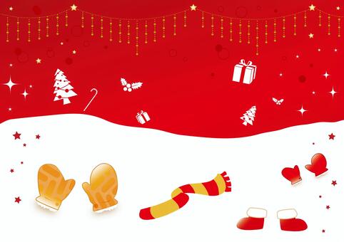 Christmas background with winter cold weather protection, , JPG, PNG and AI