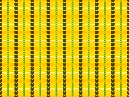 アラートカラーのクマチェック柄 クマ,シルエット,シームレス,繰り返し,チェック柄,パターン,テキスタイル,背景,壁紙,包装紙のイラスト素材