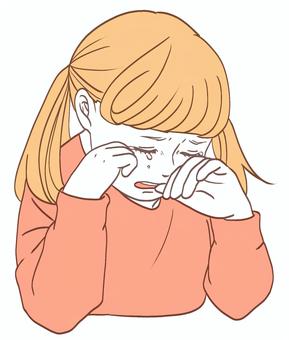 大泣きイラスト 無料イラストなら イラストac