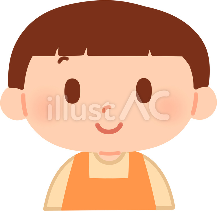 男の子(上半身) 人物,男の子,子供のイラスト素材