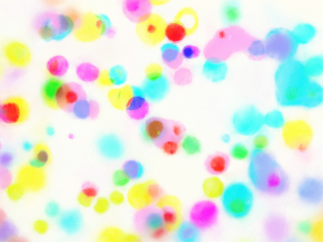 カラーインクの滲み 4000px ドット,点,カラフル,カラーインク,インキ,滲み,にじみ,滴り,水滴,ランダムのイラスト素材