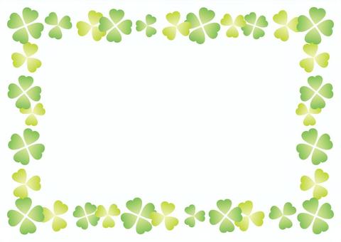 Four-leaf clover background material, , JPG, PNG and AI