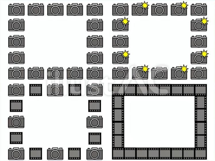 カメラフレームイラスト No 2231435｜無料イラスト・フリー素材なら「イラストAC」