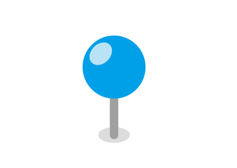 マップピン（青） 青,ピン,ピン留め,地図,目印,目的地,現在地,場所,表示,位置情報のイラスト素材