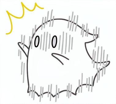 驚くおばけ ハロウィン,おばけ,オバケ,かわいい,秋,シンプル,可愛い,10月,イベント,子供向けのイラスト素材