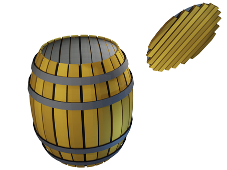 アイテム タル,樽,酒樽,ワイン,アイテム,酒屋,酒造,酒蔵,酒,蒸留酒のイラスト素材