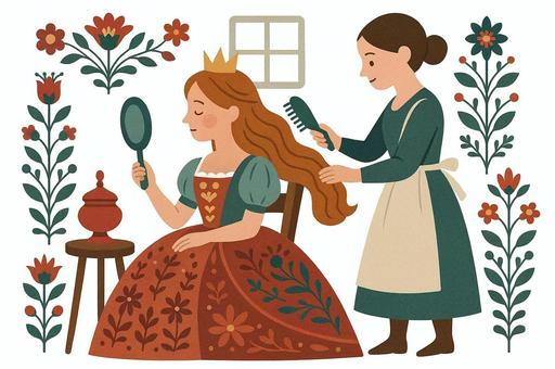 舞踏会の準備（童話風）