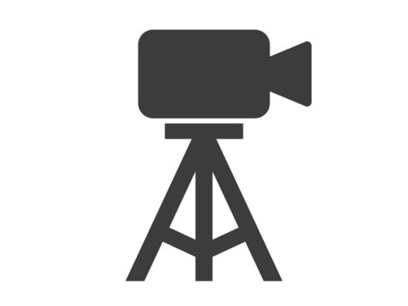 ビデオカメラと三脚 ビデオカメラと三脚 ビデオ,カメラ,撮影,アイコン,三脚,動画,映画,編集,映像,マークのイラスト素材