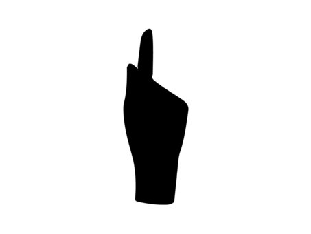 Illustration, finger pointing, index finger, point, 