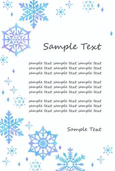 かわいい冬向け縦型テンプレート 冬,雪,テンプレート,縦型,かわいい,ベクター,キレイ,ポスター,チラシ,メッセージカードのイラスト素材