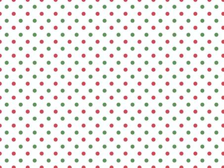 クリスマス　水玉　パターンスウォッチ