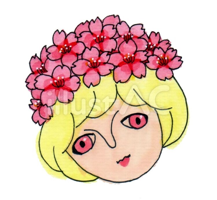 桜キャラクターイラスト No 399919 無料イラストなら イラストac