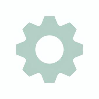 設定マーク（グリーン） 設定マーク,歯車,設定,アイコン,シンプル,設定画面,初期設定,pc設定,パソコン,スマホのイラスト素材