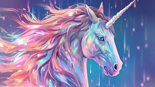 unicorn profile, unicorn, horse, animal, JPG