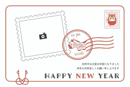 2026年 午年の年賀状02