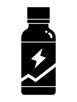 栄養ドリンク 栄養ドリンク,飲み物,アイコン,瓶,エナジードリンク,精力剤,医薬品,物,シルエット,黒のイラスト素材