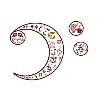 オシャレな白色のヘ音記号 ヘ音記号,音楽,コンサート,カフェ,サロン,アフタヌーン,紅茶,スプーン,午後,演奏会のイラスト素材