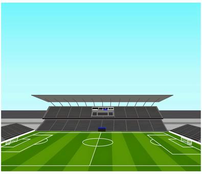 スタジアム スタジアム,サッカー,ゴール,背景,イラスト,コート,スポーツ,座席,会場,芝生のイラスト素材