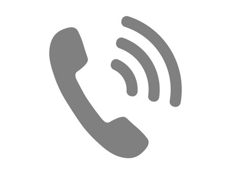 電話マーク（受話器アイコン） 電話,マーク,受話器,アイコン,シルエット,着信,ピクトグラム,連絡,発信,問い合わせのイラスト素材