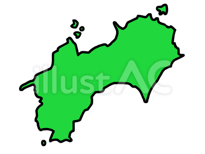 ゆるい四国地図