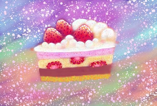 Shoko mousse shortcake, cake, sweets, strawberry, JPG