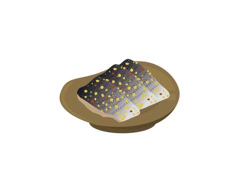 こはだの粟漬け こはだの粟漬け,魚,小鰭,粟漬け,郷土料理,正月料理,おせち料理,和食,酢の物,正月のイラスト素材